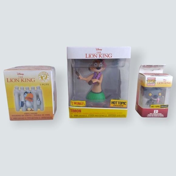 New Funko Disney The Lion King Set of 3 - Picture 3 of 6
